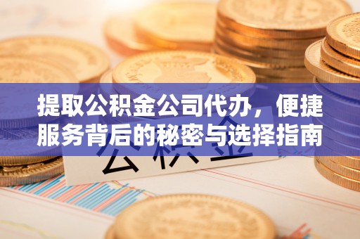 四会提取公积金公司代办，便捷服务背后的秘密与选择指南