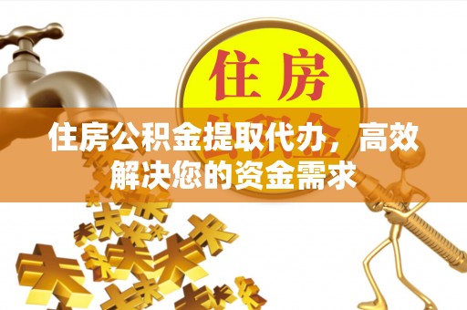 四会住房公积金提取代办，高效解决您的资金需求