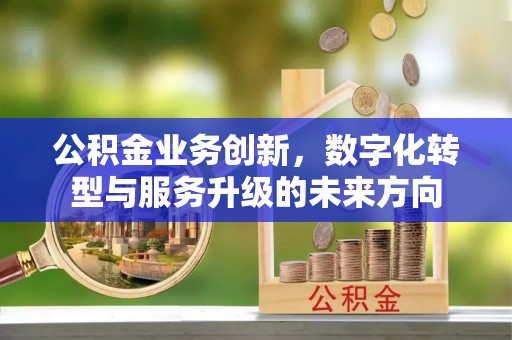 四会公积金业务创新，数字化转型与服务升级的未来方向
