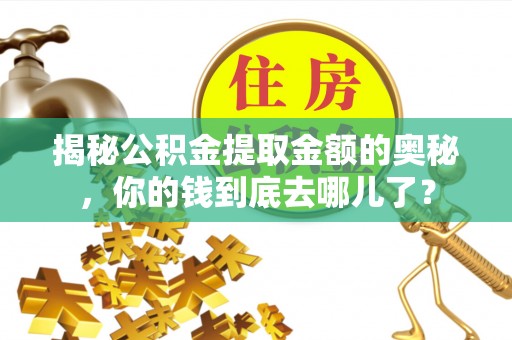 四会揭秘公积金提取金额的奥秘，你的钱到底去哪儿了？